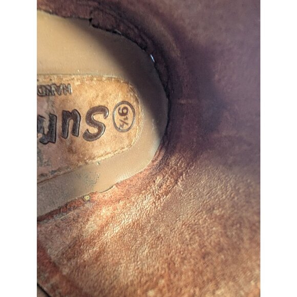 Sunsteps Hand-Woven Leather Huarache Sandals Brown Mens Size 9.5 - Picture 9 of 10